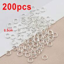 200个4-12mm开口连接环，适用于DIY手链项链首饰制作配件，易于使用，用途广泛。 - 跳環 - 查看 21