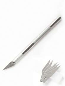 1 Set Precision Craft Hobby Knife Kit - High-Precision Utility Art Exact Knife Set With Extremely Sharp Razor Knives For Carving, Architecture Modeling, Scrapbooking, DIY Art Work Cutting And More - Comprehensive Tool For Crafty Individuals And Professionals