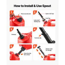 Gasoline Tank/Box - Roter 5-gallonen-4er-pack Im Einfachen Stil - View 6