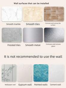 半件装角落淋浴置物架，黑色浴室收纳架，大容量壁挂式，无需钻孔，壁挂式淋浴洗发水架，浴室毛巾架，壁挂式三角支架，粘胶式浴室收纳架，淋浴整理架，淋浴壁挂式洗发水架，适用于浴室和厨房，浴室配件，浴室工具 - 彩色 - 查看 6