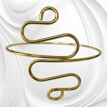 Gold Plated Forearm Bracelet - 黃金14 - 查看 2