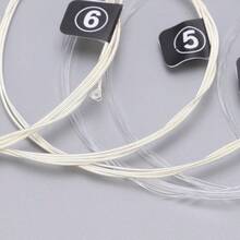 instrumento de cuerdaWalfront Juego de 3 Cuerdas de Nailon para ra Clásica Núcs de Nailon Herida Chapada en Plata para D-4th A-5th E-6th E-1st B-2nd G-3rd NX36 - NX36 - Ver 4