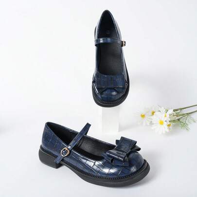 Clip de corbata de moño de unicolor estilo preppy para la oficina