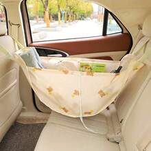 2pcs Car Storage Bag, Multi-Functional Backseat Organizer Pocket, Cute Car Storage Net Pouch, Car Seat Back Multi-Pocket Hanging Bag, Multi-Functional Car Storage Bag, Car Visor Storage Box, Multi-Functional Storage Bag, Car Glasses Clip Storage Bag, Car Visor Multi-Functional Storage Clip, Car Card/Document/License Holder, Car Visor Glasses Clip With Zipper Pouch, Suitable For Car, Truck, SUV Interior Accessories - Multicolor - View 2