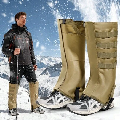Outdoor Hiking Snow Gaiters, Waterproof Leg Covers For Men And Women, Warm Snow Shoe Covers, Desert Sand Protection