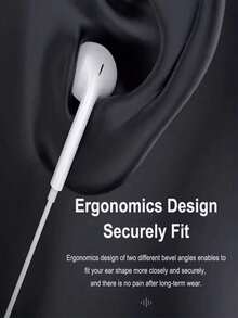 High-Quality Type-C Digital Decoding Wired Earphones | In-Ear Headphones For Smartphones, Gaming, Noise Cancelling, Powerful Bass, Stereo Earbuds, Unisex, Gift Choice, Compatible With IPhone 15, 16 Pro Max, A55 FE, And Most USB-C/Type-C Devices - White - View 3