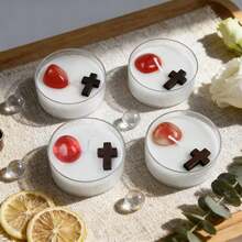 水晶十字架香氛蜡烛，主要材质：大豆蜡，香型：檀香 - 彩色 - 查看 2