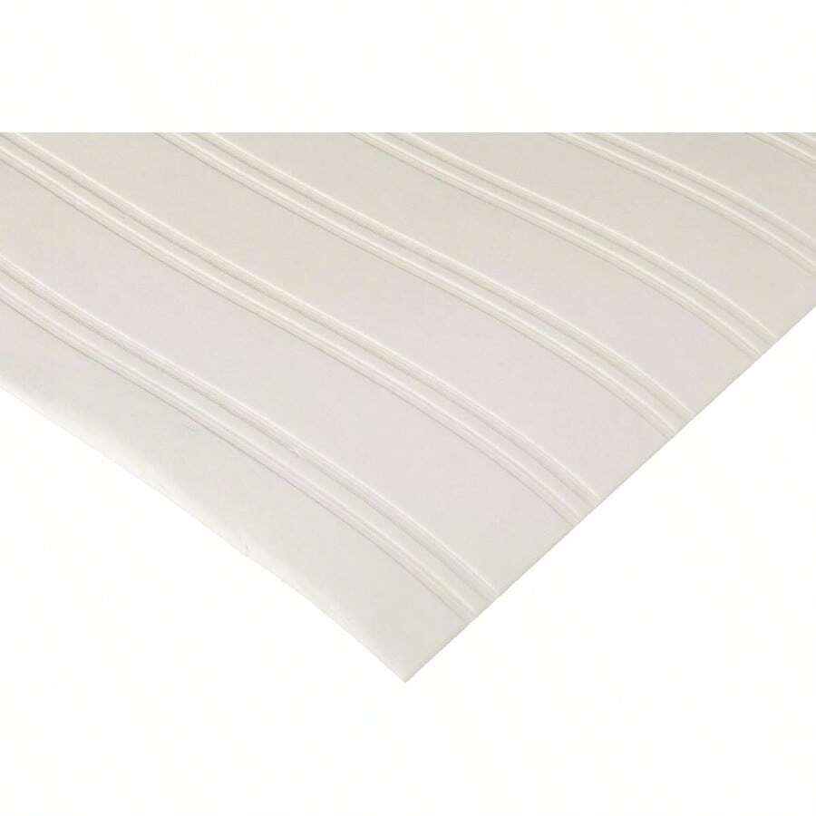 Graham and Brown Paintable Prepasted Beadboard Stripes Texture Wallpaper White - Blanco - Ver 1
