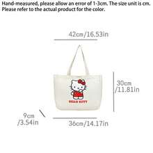1pc Canvas Tote Bag, Girl Shopping Bag, Student Handbag, Snack Bag, Multi-Layer Portable Shoulder Bag - Multicolor - View 2