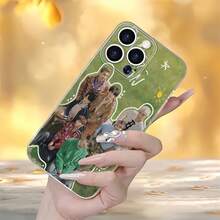 Foto grupal de  juntos en un campo de hierba. Esta elegante funda es compatible con los modelos  16, 15, 14 Pro Max, 13, 12, 11, XR y XS Plus. Fabricada en silicona TPU, ofrece protección contra golpes y caídas, además de una sensación superior. Es un regalo ideal para familiares, amigos y seres queridos, y una opción perfecta para Navidad. - transparente - Ver 2