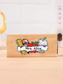 Personalisierter Lehrer Whiteboard Radierer, individualisiertes Lehrertags-Geschenk, Tafelradierer mit Stift, Geschenk mit Vorschullehrer-Name, Geschenk zur Wertschätzung von Lehrern - Verschiedenfarbig - Übersicht 36