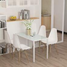 Dining Table, Kitchen Table, Large Table, Modern Design, 120 Cm X 60 Cm X 75 Cm, White