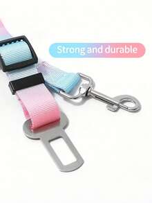 Multi-Functional Pet Car Safety Belt, Suitable For Small/Medium Dogs, Cat Safety Buckle, Pet Supplies Leash, Car Seat Harness, Chest Strap, Retractable Elastic Leash