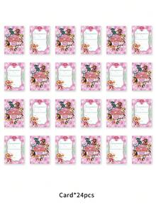12pcs Paw Patrol Invitation Cards, Party, Birthday, Gift - Multicolor - View 7