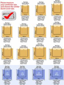 2/3件套亚麻被套组（1个被套，1/2个枕套），不含被芯，适合男女宿舍、学校宿舍、宿舍装饰，简约风格，也适合卧室和客房。 - 彩色 - 查看 3