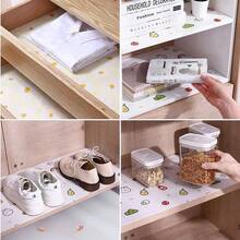 1pc Cute Cartoon Pattern Drawer Liner - Waterproof, Oil-Resistant, Thick, Adhesive-Free Cabinet Mat, Multi-Purpose Kitchen Countertop/Shoe Cabinet/Wardrobe Moisture-Proof Pad, Suitable For Drawers, Cabinets, Kitchen Shelves,Spring Summer Picks,Brides Maid Gifts,Room,Bedroom Decor,Beach,Travel,For Men,For Women,Vacation,Women's Day,Travel Essentials,Wedding Favours,Y2k,Bedroom,Car Accessories Women,Kitchen Deccor,Cute Stuff - Multicolor - View 6