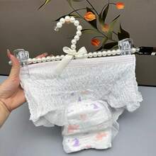 2pcs/Set Cute Ribbon Pearl Dress Hanger With Elegant Bow Decor, Perfect For JK Uniform Shorts Dresses Skirts Clothing Storage Organization Display, Exquisite Small Item Closet Prop - Multicolor - View 1