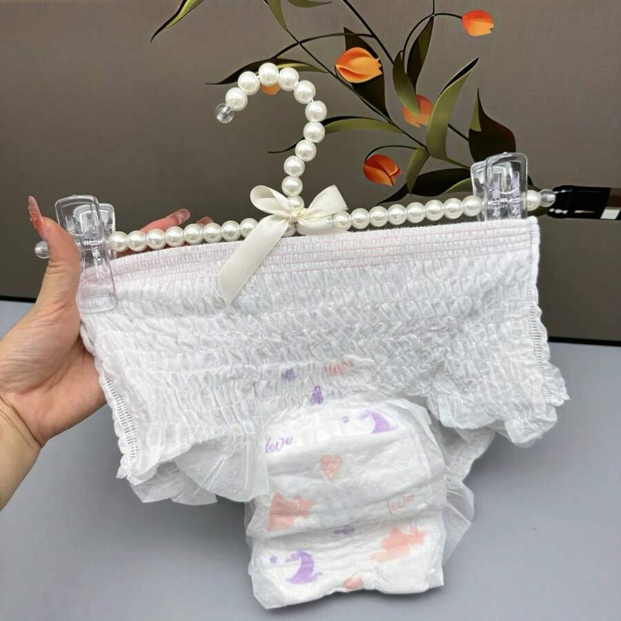 2pcs/Set Cute Ribbon Pearl Dress Hanger With Elegant Bow Decor, Perfect For JK Uniform Shorts Dresses Skirts Clothing Storage Organization Display, Exquisite Small Item Closet Prop - Multicolor - View 1