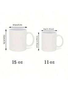 Cốc cà phê gốm sứ 11oz có thể tùy chỉnh, in ảnh, chữ và logo, cốc kỷ niệm ngày lễ, chất lượng cao, có thể tái sử dụng, quà tặng lý tưởng cho văn phòng, gia đình, Ngày của Cha, Ngày Valentine, sinh nhật, lễ đính hôn, đám cưới, lễ tốt nghiệp (một mặt/hai mặt), lựa chọn tốt nhất cho Ngày Valentine, vật dụng cần thiết trong nhà bếp. - Nhiều màu - Xem 11
