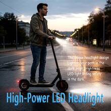 350W Adult Electric Scooter: Equipped With A 36V/10Ah Battery And 8.5-Inch Puncture-Proof Tires. It's Foldable, Features A 350W Motor, Has A Top Speed Of 25 Km/H, A Range Of 22 Miles, And A Maximum Load Capacity Of 120 Kg. It Also Comes With APP Functionality And High-Speed Performance. Suitable For Users Aged 15 To 70, It Can Be Given As A Birthday Or Christmas Gift. - màu đen - Xem 6