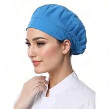 Adjustable Stretch Chef Hat | Unisex Cooking Cap, Oil & Dust Resistant Hair Cover | For Restaurant, Kitchen, Factory, Workshop, Food Service | Perfect Mother's Day Gift - màu sắc - Xem 4
