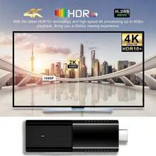 Stick 4K Ultra HD Android System - 512GB+1TB, Bluetooth Voice Control, 5G Wi-Fi - 黑色 - 查看 8