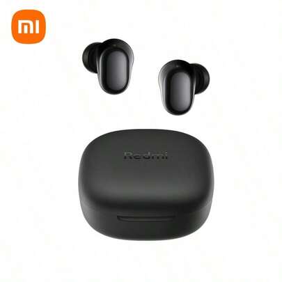  Xiaomi Redmi Buds 6 Play – True Wireless Earbuds With Deep Bass, 36-Hour Battery, IPX4 Water Resistance & Bluetooth 5.4,Black