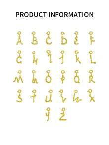 FOREVER QUEEN 1PC 925 Sterling Silver Initial Necklace Happy Letter Pendant Personalized 26 Alphabet Necklace For Women Men A-Z - Letter Necklace - View 5