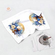 2/4 Pcs Set, Dish Towels, Arabic Lantern, Candle Print Soft Absorbent Towels, Islamic Festival Decorations, Arabic Holiday Gifts, Super Absorbent Microfiber Modern Dish Cloths, Cooking And Baking Tea Towels, Dishcloths, Cleaning Towels, Hand Towels, Tea Towels, Ultra Soft And Highly Absorbent, Kitchen Decor, Gifts For Neighbors, Gifts For Mom, Birthday Gifts, Housewarming Gifts For Friends, Kitchen Accessories, Daily Necessities, Household Items