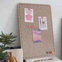 1pc Minimalist Felt Bulletin Board, No Drilling Required, Photo Background Wall, Memo Board, Decorative Board, Ins Style, Cork Board, Pin Board, Vision Board - 40X60cm - View 11