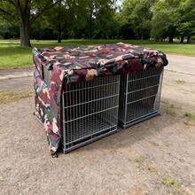 1pc Oxford Cloth Dog Cage Cover, Dust-Proof And Windproof Cage Protector, Suitable For Various Cage Sizes (Note: This Is Only The Protective Cover, The Cage Is Not Included! Please Check Carefully Before Placing Your Order!)