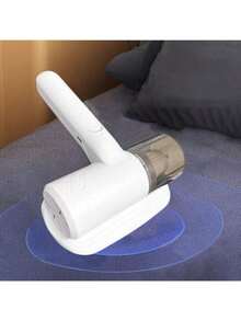 1件装除螨器，手持吸尘器，清洁掸子，毛发去除器，无线手持吸尘器，有效清洁床铺、沙发、宠物毛发和地毯，清洁用品 - 彩色 - 查看 9