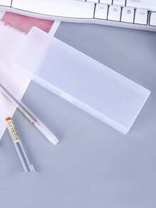 6个文具收纳盒，返校用品，长方形PP塑料盒带盖，透明小物件盒，渔具配件收纳包装空盒，整理用品美术用品 - 彩色 - 查看 5