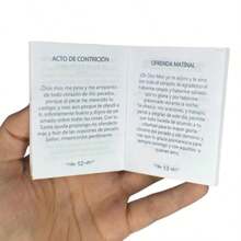 30 piezas mini libritos de oración mi primera comunión recuerdo religioso 77 por 57 mm libritos oración recuerdos primera comunión paquete 30 unidades texto religioso devocional formato pequeño recuerdo detalle ceremonia regalo invitados iglesia celebración religiosa - Dorado - Ver 4