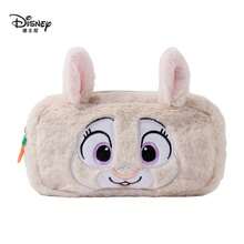 迪士尼毛绒铅笔盒，可爱有趣的造型，大容量收纳袋，疯狂动物城卡通图案，Judnick文具包，男女通用，学习用品，返校礼物 - A毛絨筆袋 - 查看 7