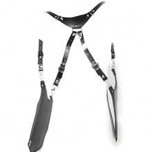 Túi đeo hông kiểu Trung cổ phong cách Gothic Steampunk bằng da PU, túi đeo chéo vai dùng cho xe máy, đi bộ đường dài, cắm trại, size 51 màu đen. - Một cỡ - Xem 3