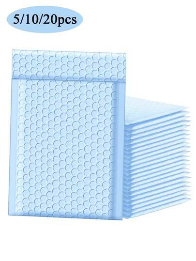 20pcs Padded Bubble Mailers Envelopes, Poly Padded Waterproof Envelopes, Bubble Wrap For Mailing Advertisements, Waterproof Self Seal Adhesive Shipping Bags, Foil Glitter Glamour Shipping Mailer, Package Packing, Business Supplies, School Supplies, Back To School, Holographic Cushion Envelopes