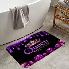 1pc/4pcs Valentine's Day Luxury Queen Style! Red Rose High Heel Shower Curtain Set, Includes 12 Hooks, Non-Slip Bath Mat, U-Shaped Toilet Seat Cover, Machine Washable, Artistic Design, Suitable For All Seasons, Valentine's Day Shower Curtain, Bathroom Decor - Multicolor - View 35