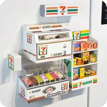 Japanese Convenience Store Refrigerator Freezer Magnet Personalized Creative Decoration Simulated Food Toy Magnetic Decoration 6BZ7 - 冰淇淋櫃 - 查看 3