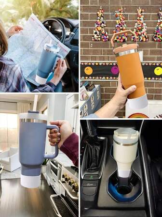 1pc 4-Color Anti-Scratch Protective Cover, Cup-Style Boots (Black, White, Pink, Transparent)