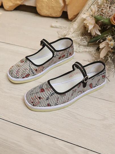 新款手工加厚橡胶底帆布女鞋，耐用塑料外底，休闲家居休闲鞋