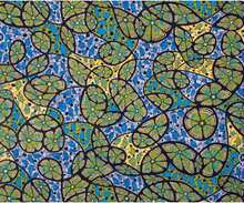African Fabric 100% Cotton Ankara Wax Print Fabric 6 Yards Cloth For Party Dress - ColorA - 查看 5