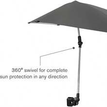 Umbrellas And Rain Hat Umbrellas - Gris - View 2