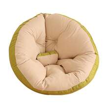 Foldable Warm Bean Bag Chair Egg Chair Cushion 59" 73" Replacemet With Cotton Filling Lazy Sofa Soft Thick Floor Cushion - 青檸色 & Beige - 查看 7