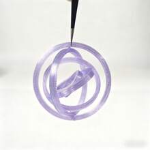 3D打印减压戒指，PLA材质，新奇玩具，互动旋转游戏道具，趣味礼物，成人休闲聚会玩具，指尖玩具减压新奇旋转陀螺，圣诞节、生日、新年礼物 - 彩色 - 查看 11