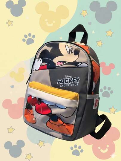 Esta mochila de Disney Mickey Mouse presenta un diseño de impresión de moda, es ligera y de alta gama, y es conveniente para transportar artículos de gran capacidad, lo que la convierte en una opción ideal para viajar. Es adecuada para almacenar artículos pequeños, artículos del hogar, regalos, así como para viajes de vacaciones, y también se puede usar para diversas ocasiones como Halloween y Navidad.