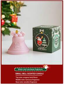 Christmas Candle Set, Christmas Decorations - Christmas Tree/Lucky Deer/Snowflake/Santa Claus, Home Aromatherapy Candles, Fragrance Christmas Gifts With Azure Orchid And Forest Moss, Handmade Soviet Aromatherapy Candles, Durable Soy Wax. - Multicolor - View 20