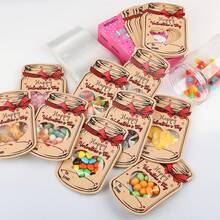 10/24PCS Valentine's Day Card Set, Including A Candy Bag-Perfect As A Classroom Exchange, Graduation Gift, Or Birthday Party Party Favor, With Fun Craft Kits And Heart-Themed Paper Cards, Candy Not Included. - Multicolor - View 6