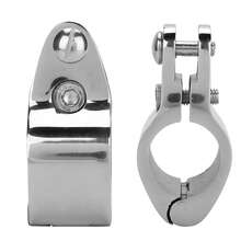 Set Of 2 Marine-Grade 316 Stainless Steel Hose Clamps - 32mm Sliding Hinge Hardware For Plumbing And Marine Fixing Fittings
