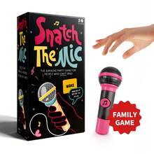 New Snatch The Mic - Family Karaoke Game For 2-10 Players - Bad Singer Board Game - 250 Lyrics Cards, Great For Fun Game Night, Birthday Parties, Family Reunion Icebreaker, Music Game, Family Card Game - Collector's Item - Birthday Gift - Easter Gift - New Year Gift - Holiday Gift - Hobby Enthusiast Gift - - Gift - Nhiều màu - Xem 2